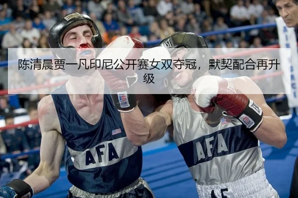 陈清晨贾一凡印尼公开赛女双夺冠，默契配合再升级